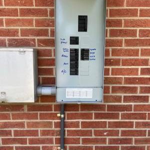 Outdoor Electrical Panel Installation