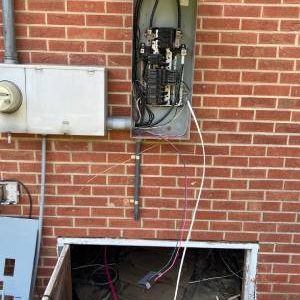 Outdoor Electrical Panel Rewiring