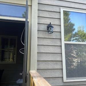 Outdoor Wall Lighting Installation