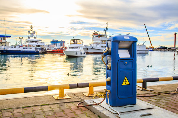 Boat Dock Electrical Pedestal